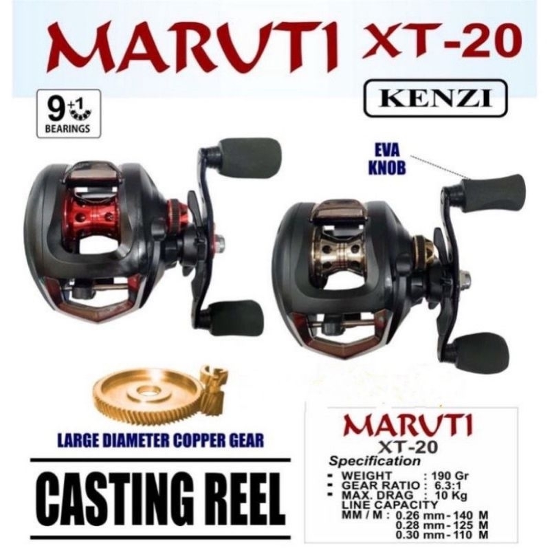 KENZI MARUTI XT-20 Baitcasting Reel