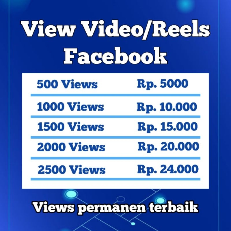 View facebook, Video/Reels Permanen