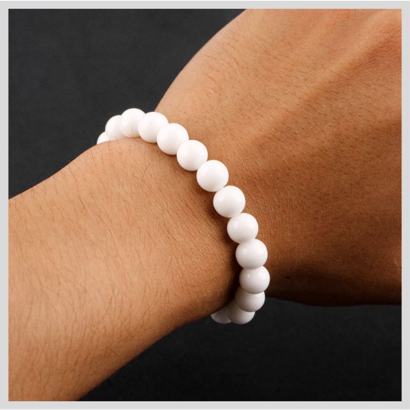 GELANG giok putih batu alam Natural stone