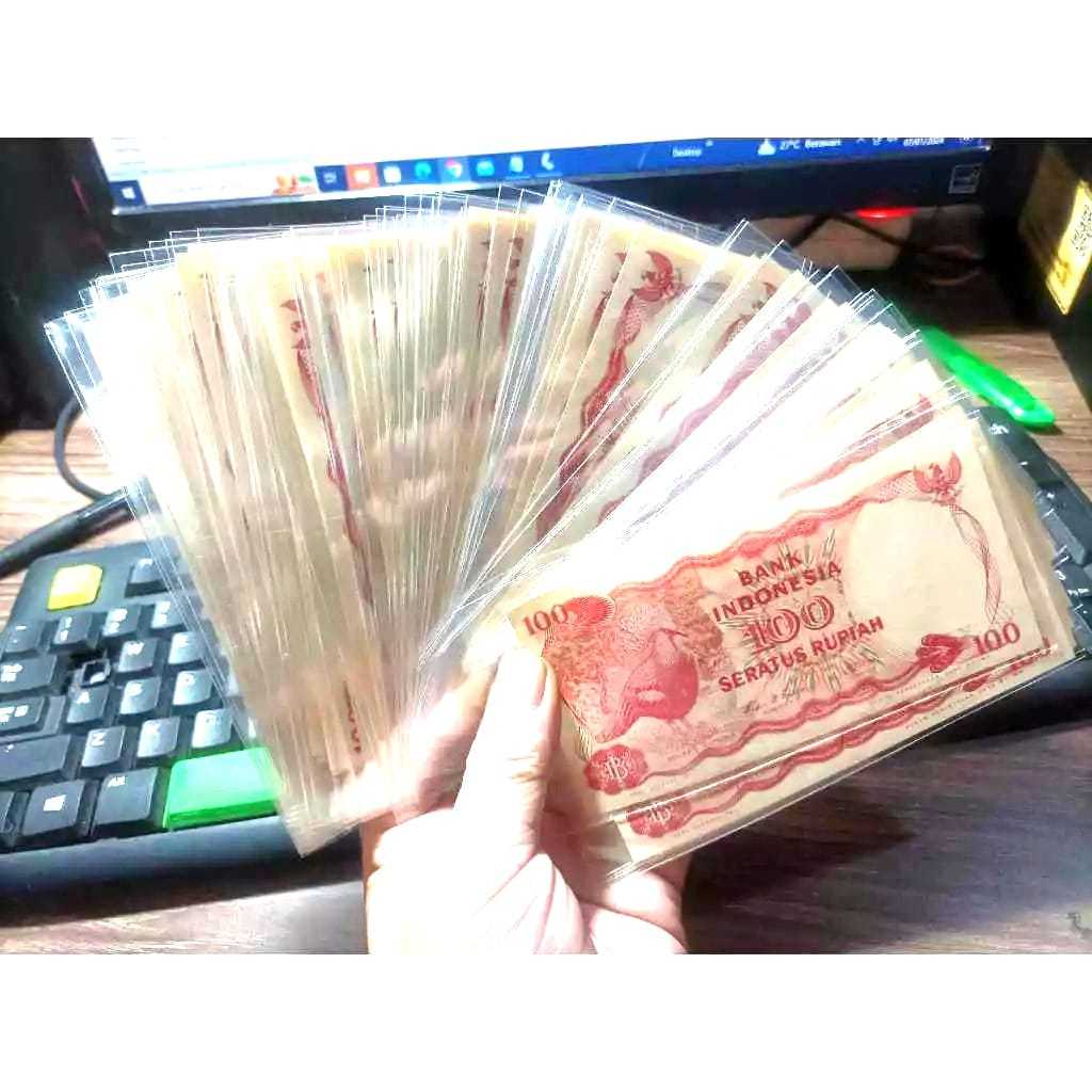 Koleksi Unik Indonesia 100 Rupiah 1984 Bank Indonesia Asli Ready Seri X UNC Mulus