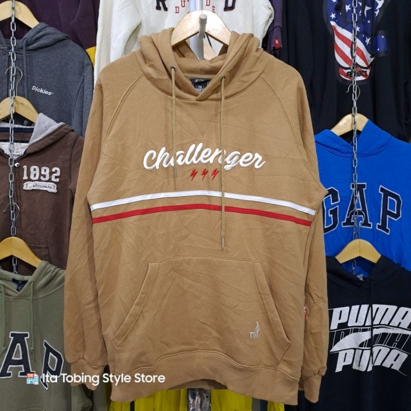 Hoodie TWN CHALLENGER Coklat