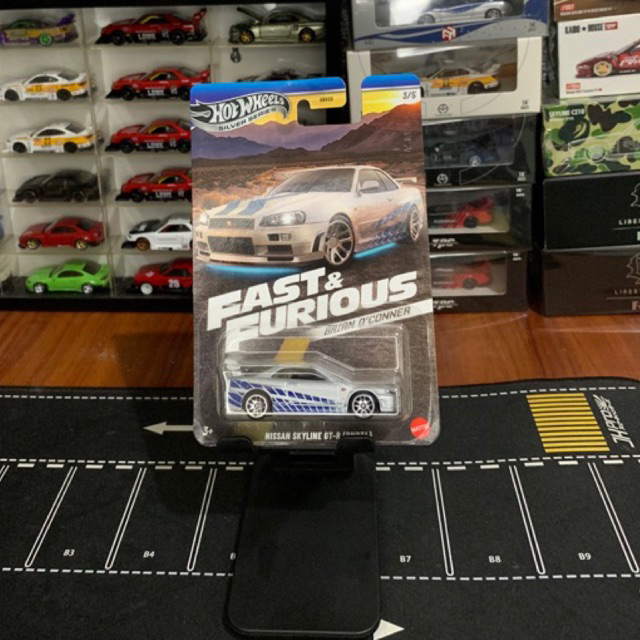 HOTWHEELS Fast And Furious brian o connor Nissan Skyline GT R BNR34