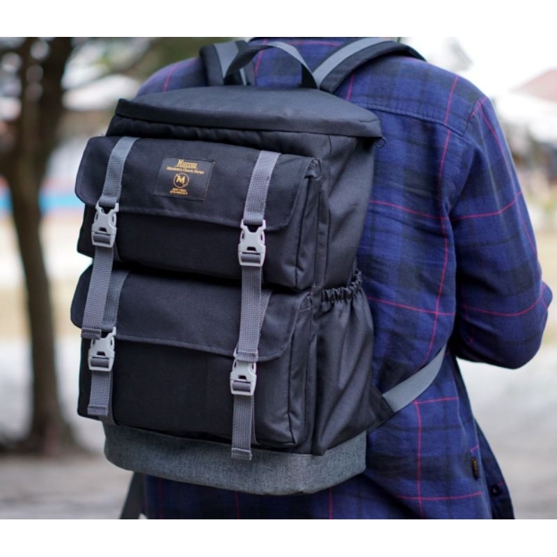 MUCCAS BackPack Ron's Series / Tas Ransel Laptop / Tas Sekolah / Ransel Serbaguna
