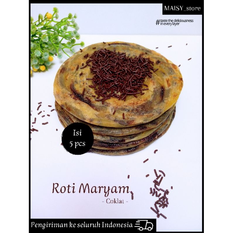 

Roti Maryam MAISY/Canai Frozen. COKLAT LUMER [isi 5 pcs]