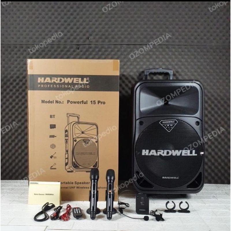 Speaker Aktif Portable 15 Inch Hardwell Power Full 15 Pro