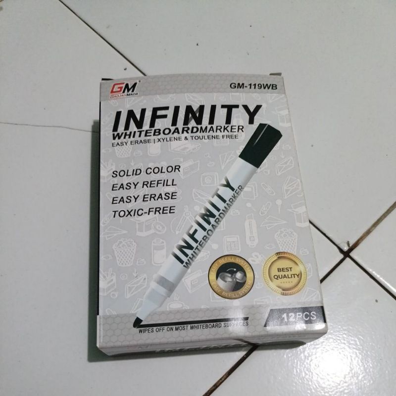 

spidol infinity whiteboard marker / spidol papan (12pch)