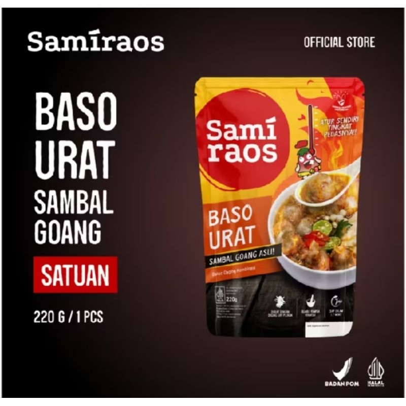 

Samiraos Baso Urat Sambal Goang Satuan