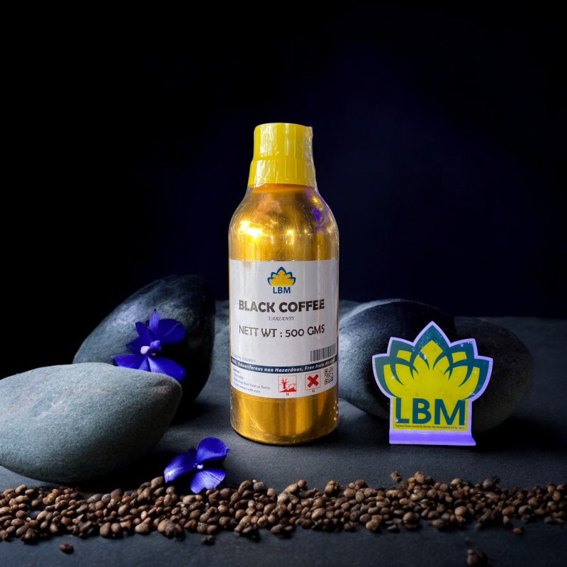 Bibit parfum Black Coffee kemasan segel 500gr LBM Fragrance