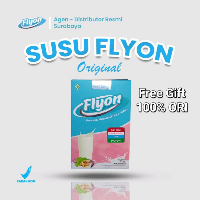 

0Susu FLYON Susu Penggemuk Badan Rasa Original Untuk Menambah Nafsu Makan dan