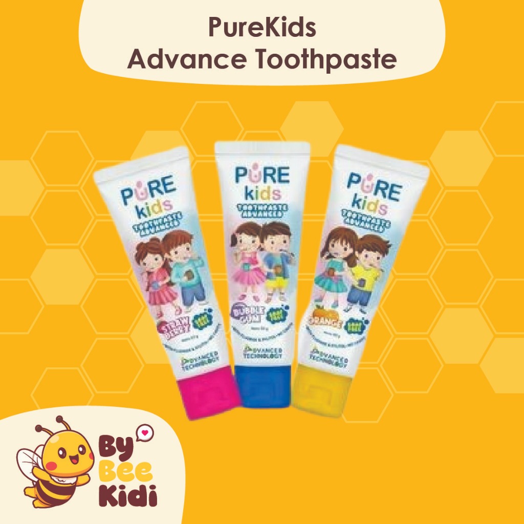PureKids Advance Toothpaste 50gr Xylitol Pasta Gigi Anak Dengan Fluoride