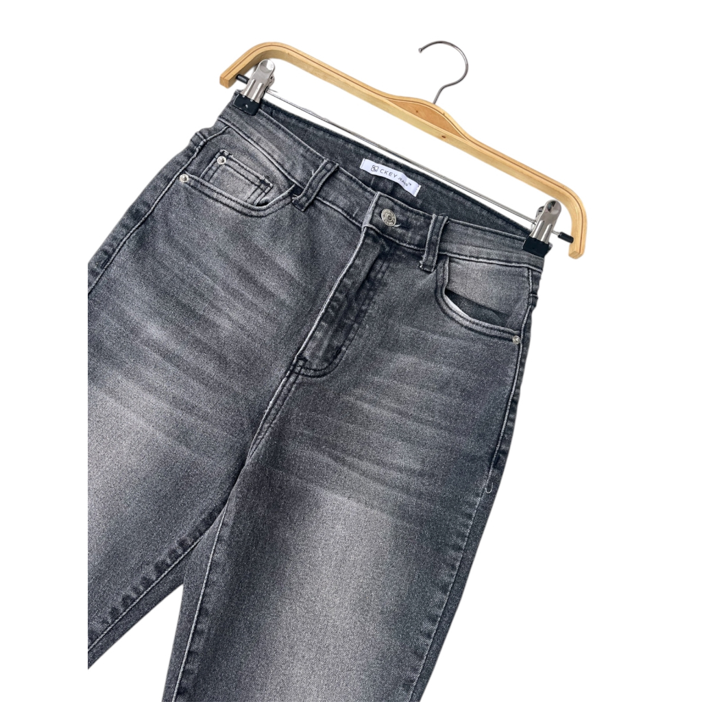 Celana Cutbray Alya Cky Kancing 1 Highwait Wanita Strech// Alya jeans wanita premium// Celana wanita