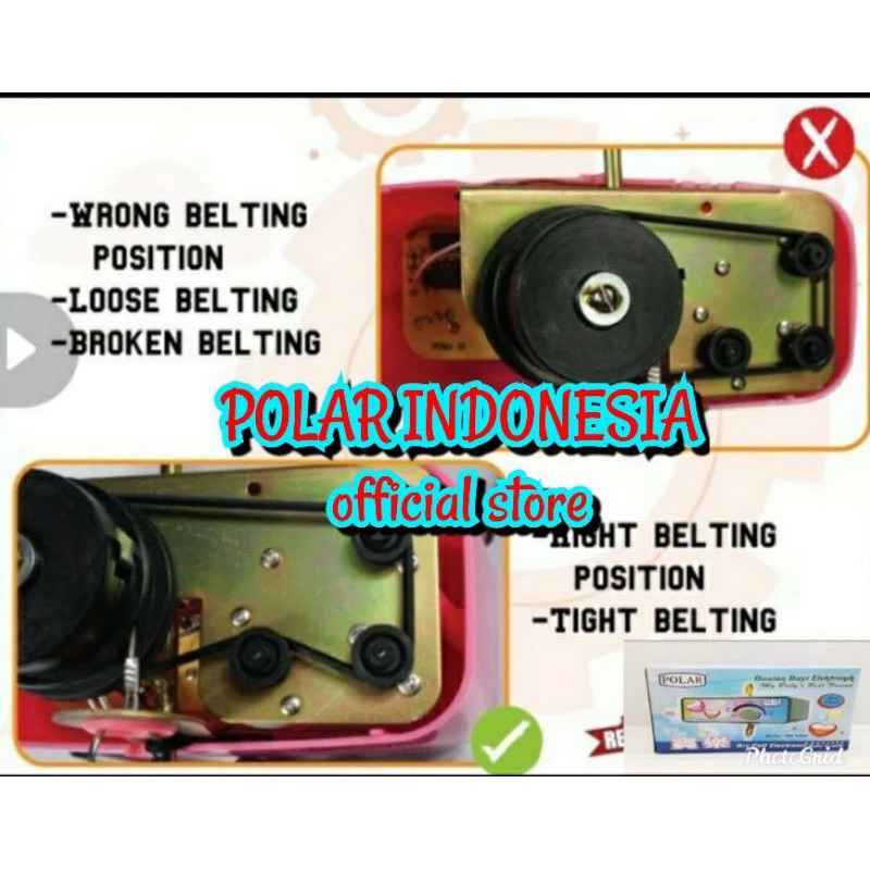 Karet Mesin Ayunan Polar atau Poma | Karet Ayunan Polar