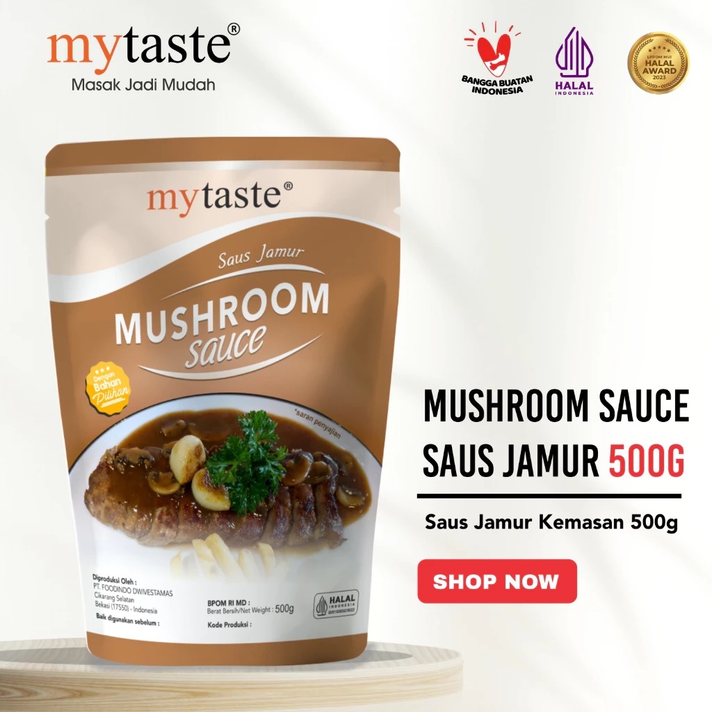 

MY TASTE MUSHROOM SAUCE 500GR