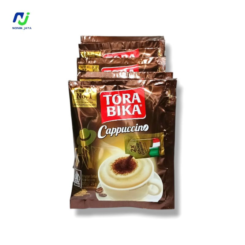 

ToraBika Cappucino Renteng Isi 10 Pcs@25g