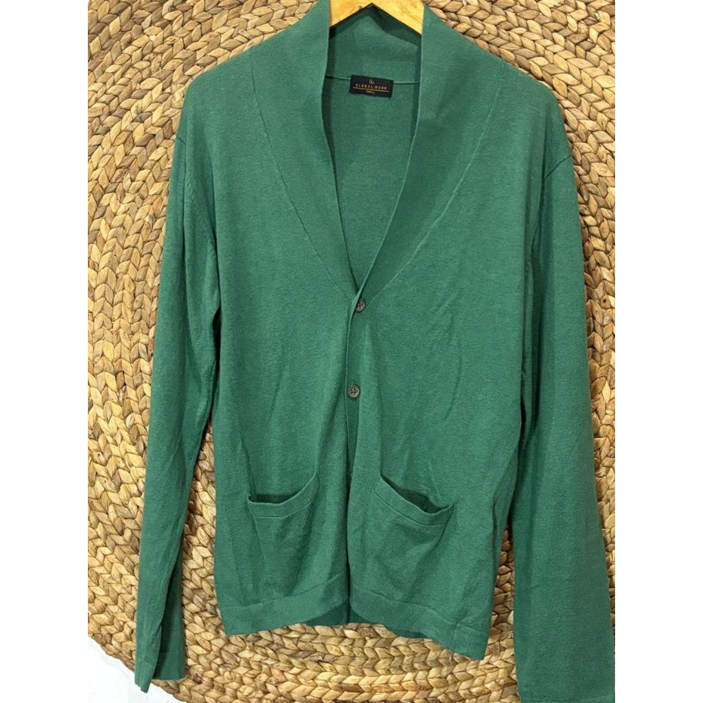 Cardigan Hijau Global Work