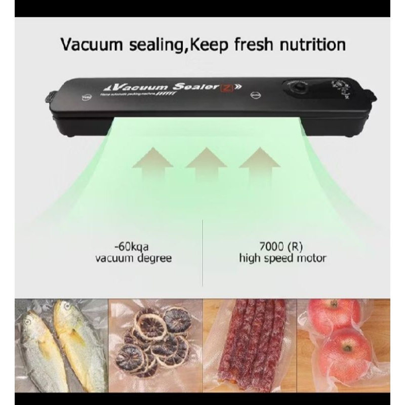mesin vacum sealer food/ Mesin press free plastik vacum