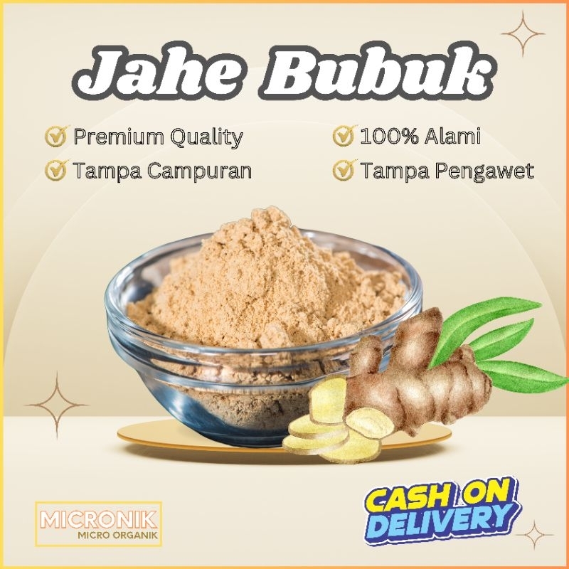 

Jahe putih Bubuk Murni - Ginger Powder Premium - Jahe putih Bubuk grade A
