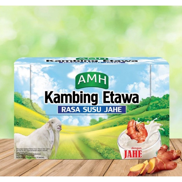 

PROMO AMH KAMBING ETAWA RASA SUSU JAHE (ISI 10 SACHET)