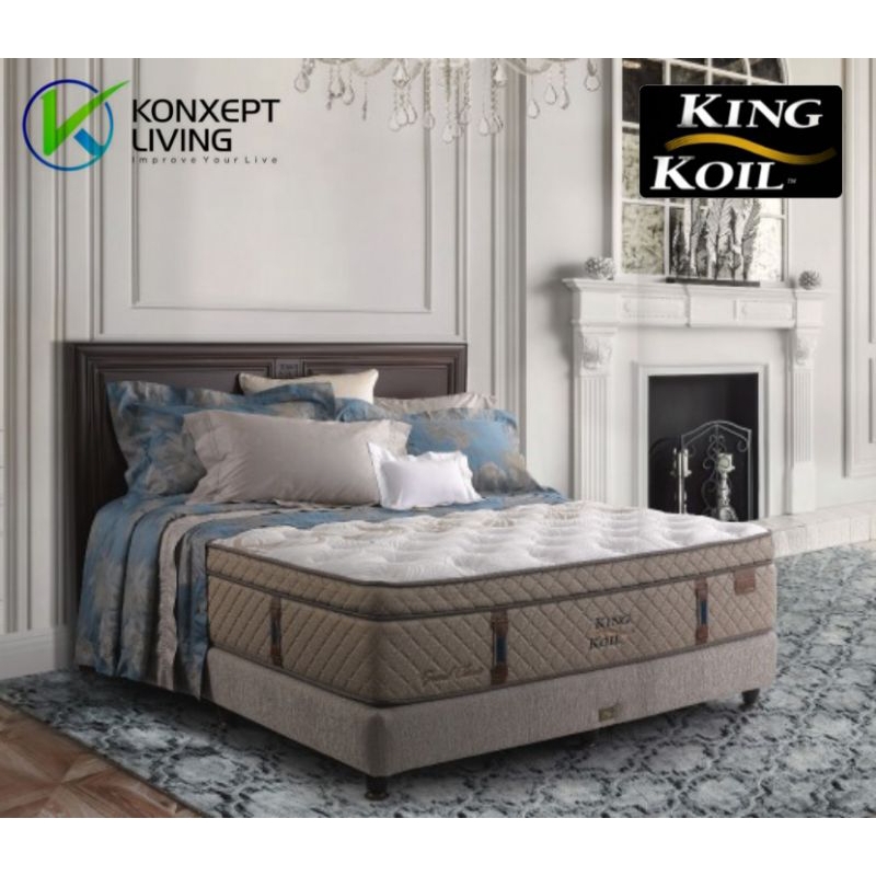 King Koil Kasur Spring Bed Grand Classic Hb Oakland ( Fullset )