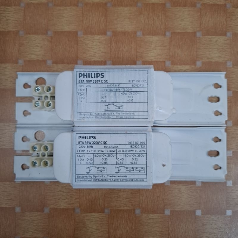 Philips Balast/Travo BTA  18 Watt 36 Watt  220V C SC