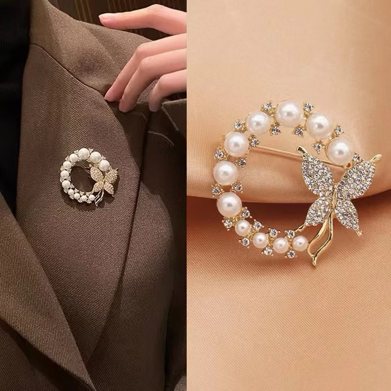 Bros Madam Emillie Pin Baju Fashion Korea Bros Berbagai Bentuk Aksesoris Hijab