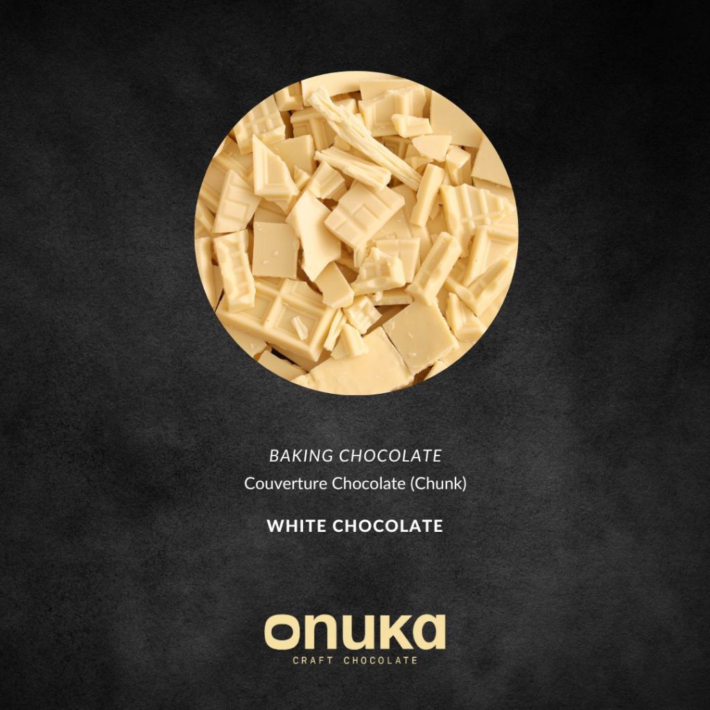 

Onuka White Baking Couverture Chocolate 1Kg / Coklat Kovertur Putih