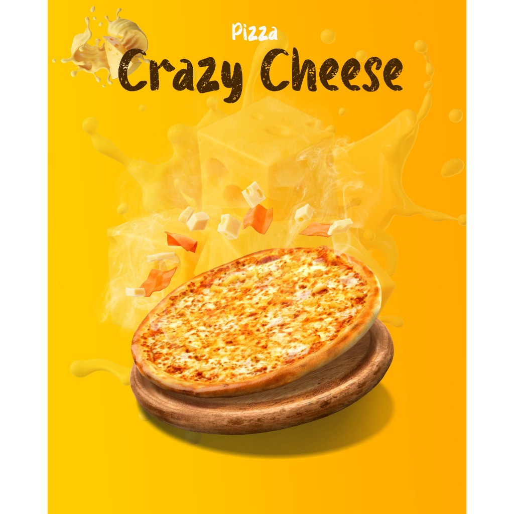 

Pizza Frozen - Crazy Cheese
