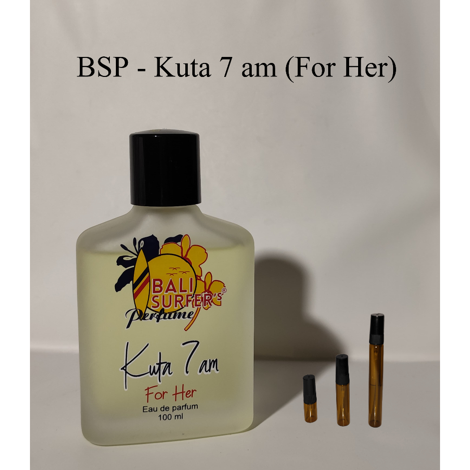 (NEW) Decant / Vial BSP Bali Surfers Perfume - Kuta 7 am (For Her) | 2ml | 5ml | - tokoloola -