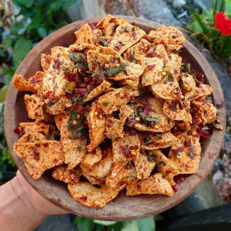 

basreng daun jeruk super pedas gurih renyah 100gram
