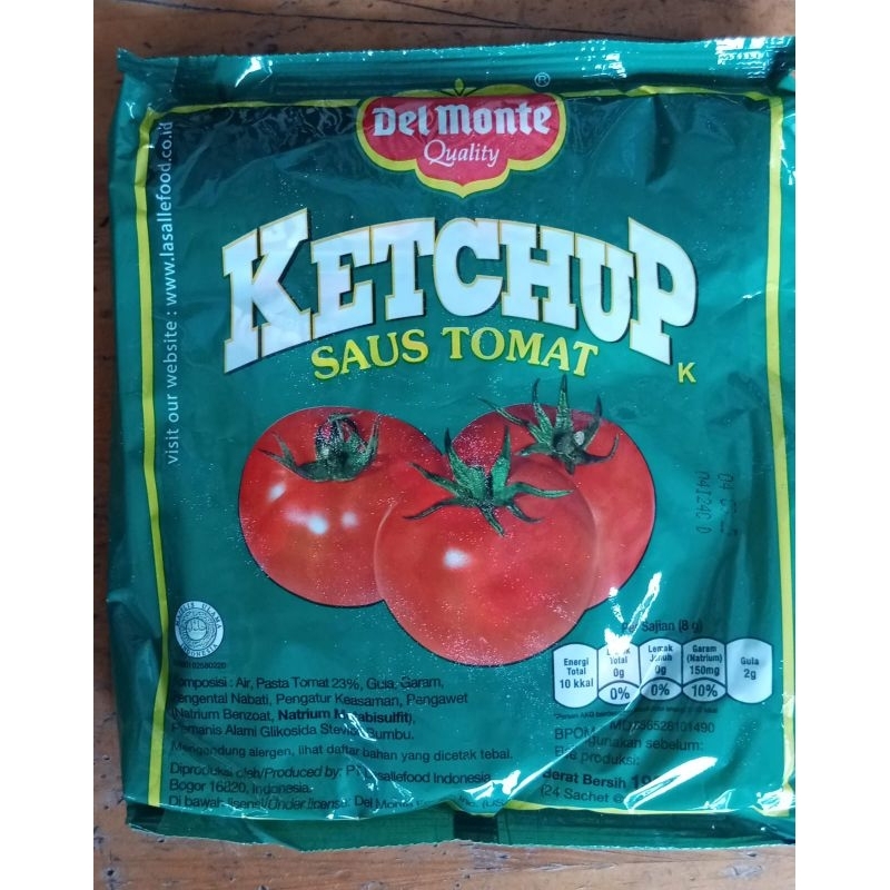 

Del monte saus tomat saos sachet 192g