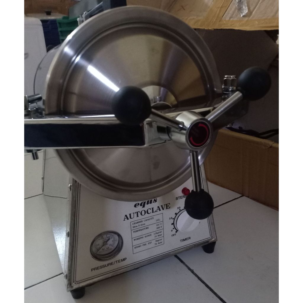 Autoclave, Steam sterilizer, Sterilisator Basah, 16L