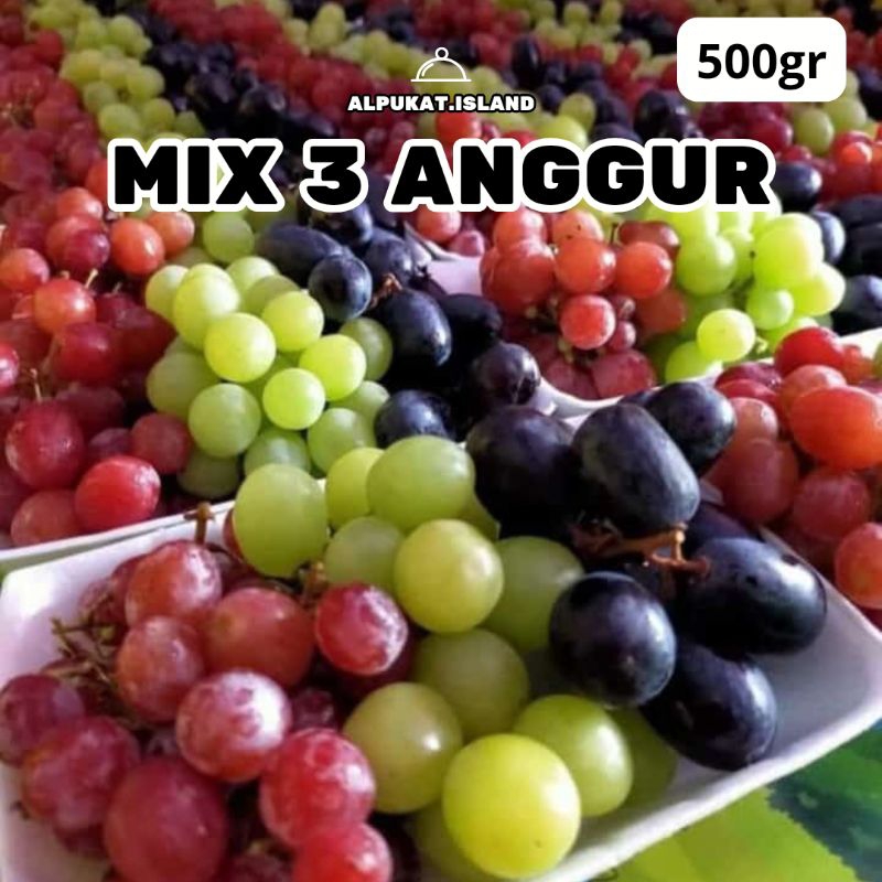 

buah anggur mix 3