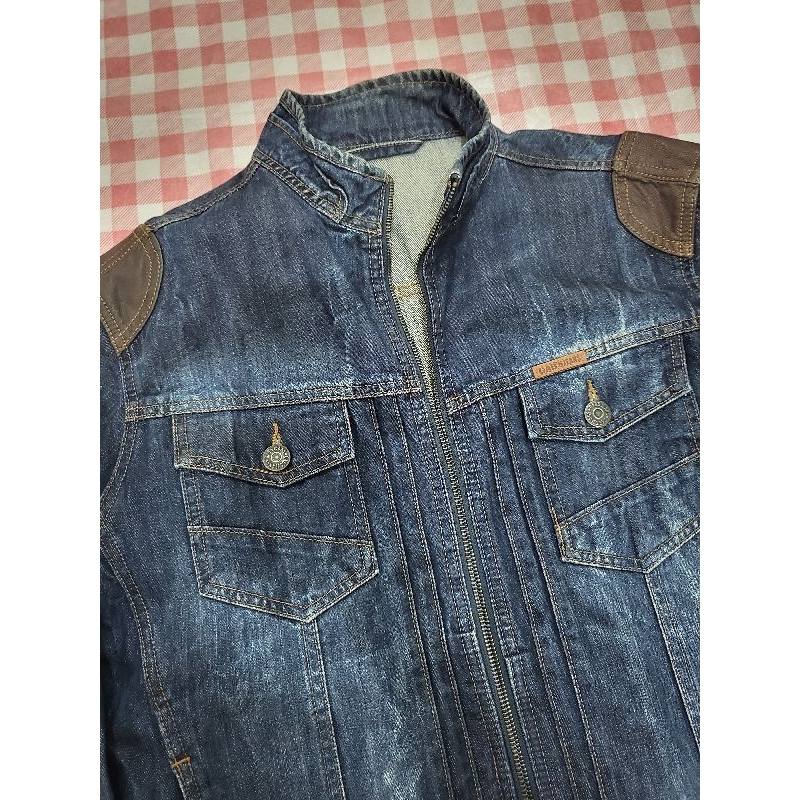 jacket jeans kulit merk gabs