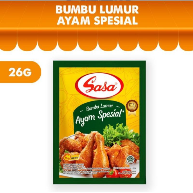 

Sasa Bumbu Lumur Ayam Spesial 26 g