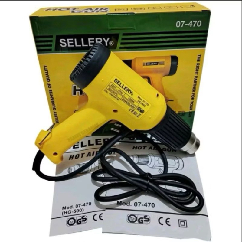 HOT GUN SELLERY HEAT AIR GUN PEMANAS PLASTIK LOW WATT SELLERY ORIGINAL