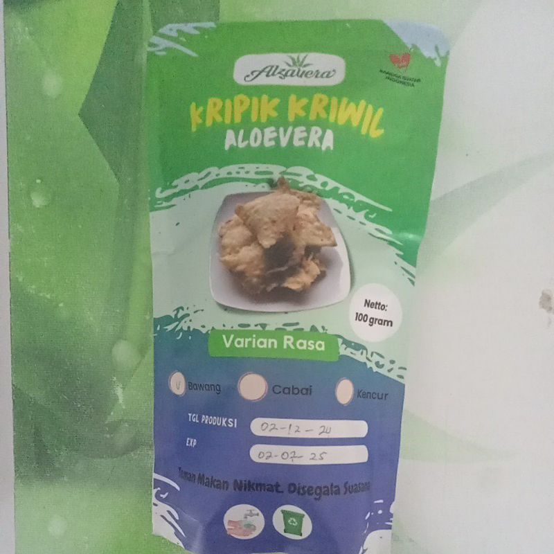 

Algera Kripik Krwil Aloe Vera Rasa Varian