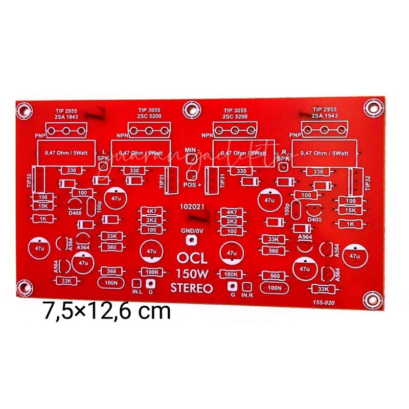 PCB OCL 150W ST