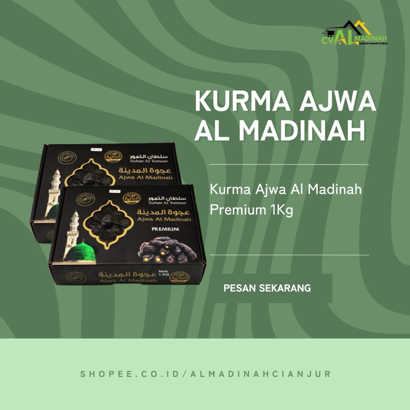 

Kurma Ajwa Al Madinah Premium 1kg