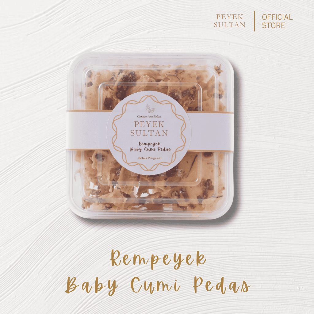 

PEYEK SULTAN - Baby Cumi Pedas (Box - Large)