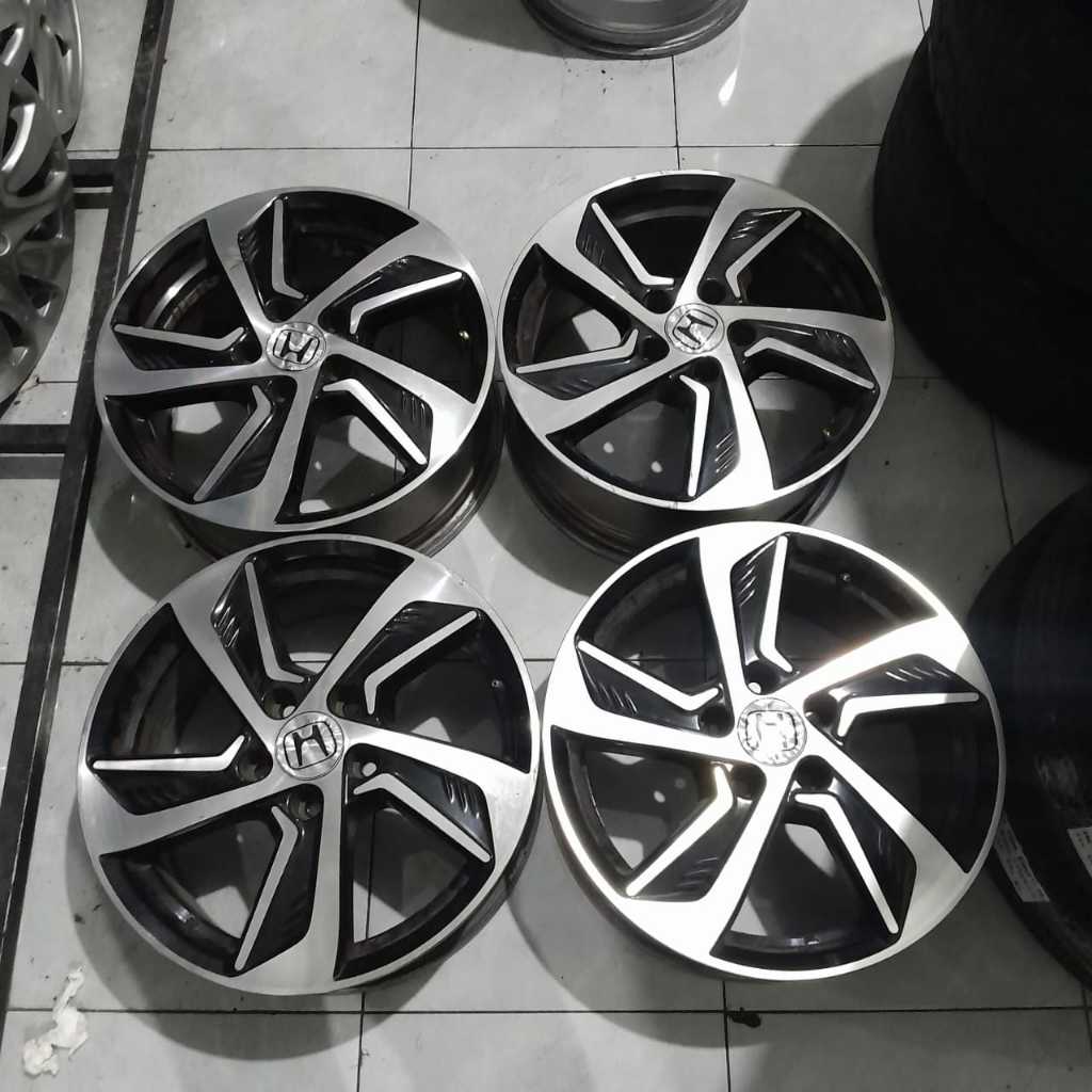 VELG MOBIL OEM BEKAS HONDA ODISSEY R17 BAUT PCD 5X114 B/P COCOK BUAT HRV BRV ACCORD CIVIC