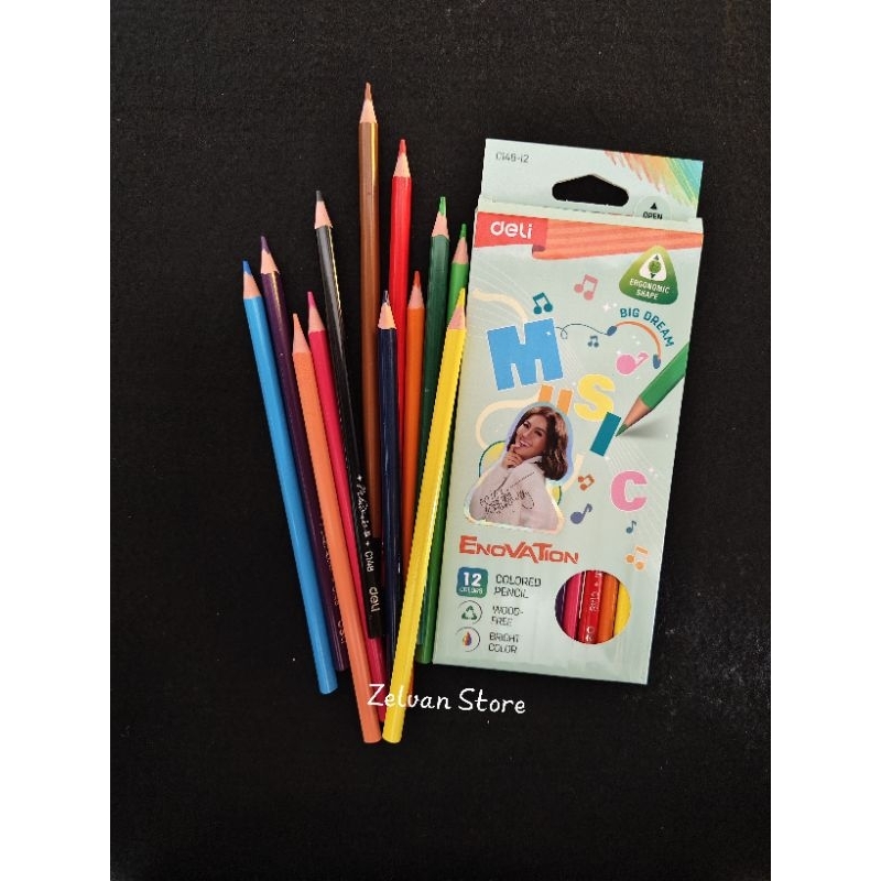 

DELI Pensil Warna isi 12 (panjang)