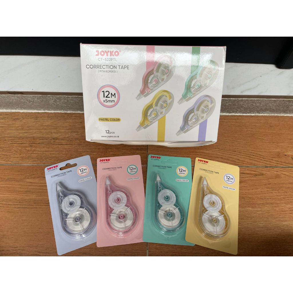 

Correction Tape Pita Koreksi Joyko CT - 522 PTL (Per Pcs)