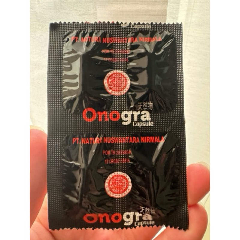 VITAMIN ONOGRA CAPSULE | 1 STRIP 4 KAPSUL