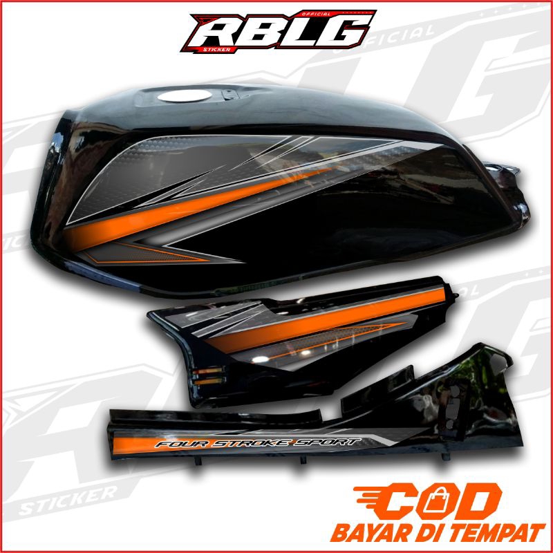 Striping Honda GL Pro, Striping GL Max, Striping GL Pro, Striping Variasi GL, Striping GL Terbaru