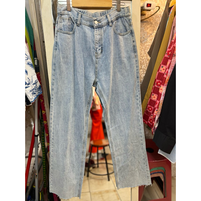 Celana Jeans Wanita Unfinished