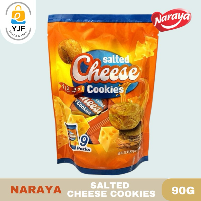 

Naraya Salted Cheese Cookies / Kue Keju Asin / Cemilan Snack Kue Kering Keju / Cookies Cheese - 90g