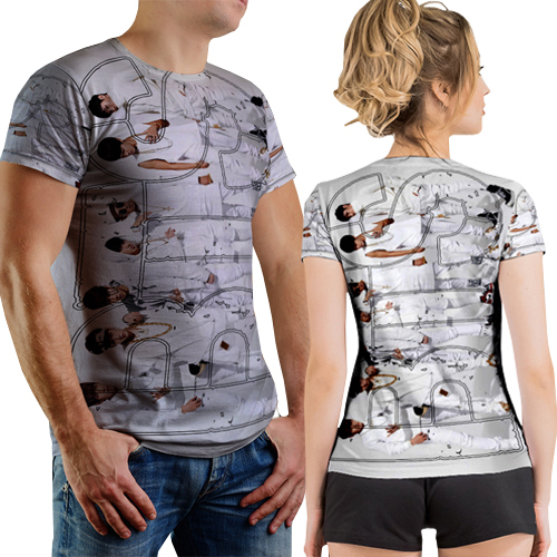 Kaos Bangtan Boys Tshirt Fullprint Bahan Polyester Jersey | Size S M L XL XXL 3XL | PO 3 HARI