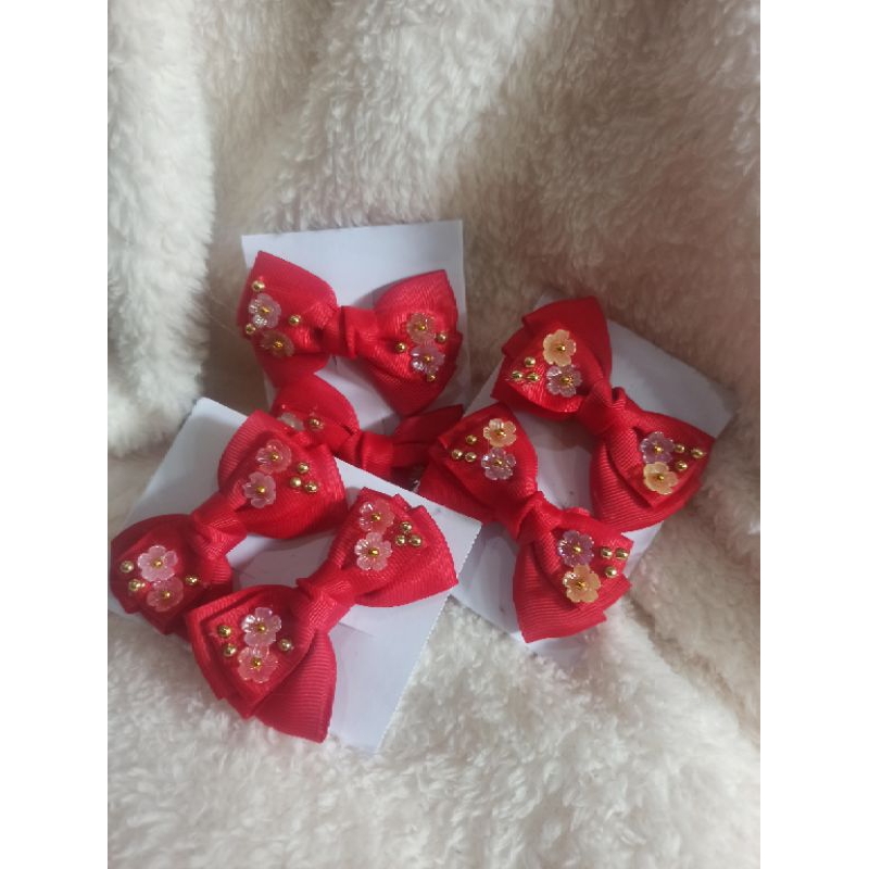 pita rambut natal | pita rambut Imlek| pita anak |pita rambut merah