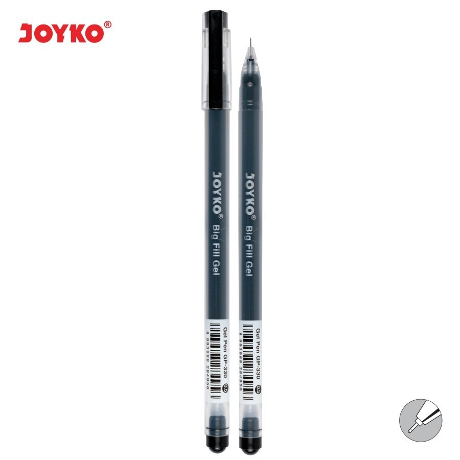 

TBMO (ECER) BALLPEN GEL JOYKO GP-330 BIG FILL GEL 0.5MM HITAM
