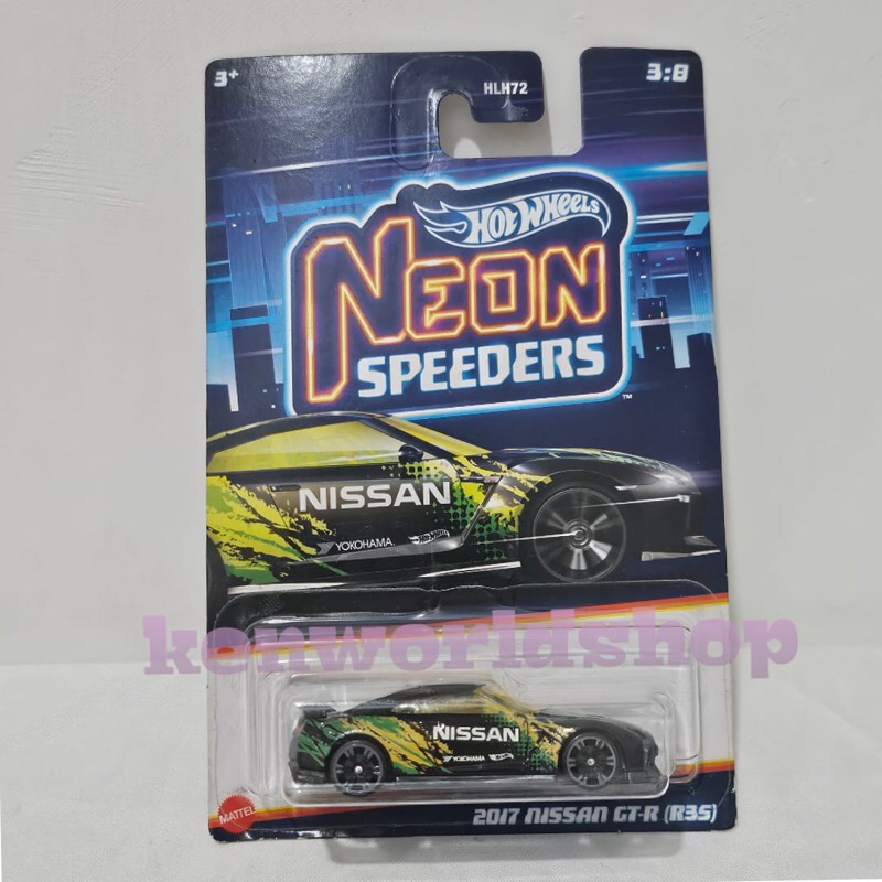 Hot Wheels Neon Speeders | Hot Wheels 2017 Nissan GT-R (R35) | Hot Wheels Hot Item